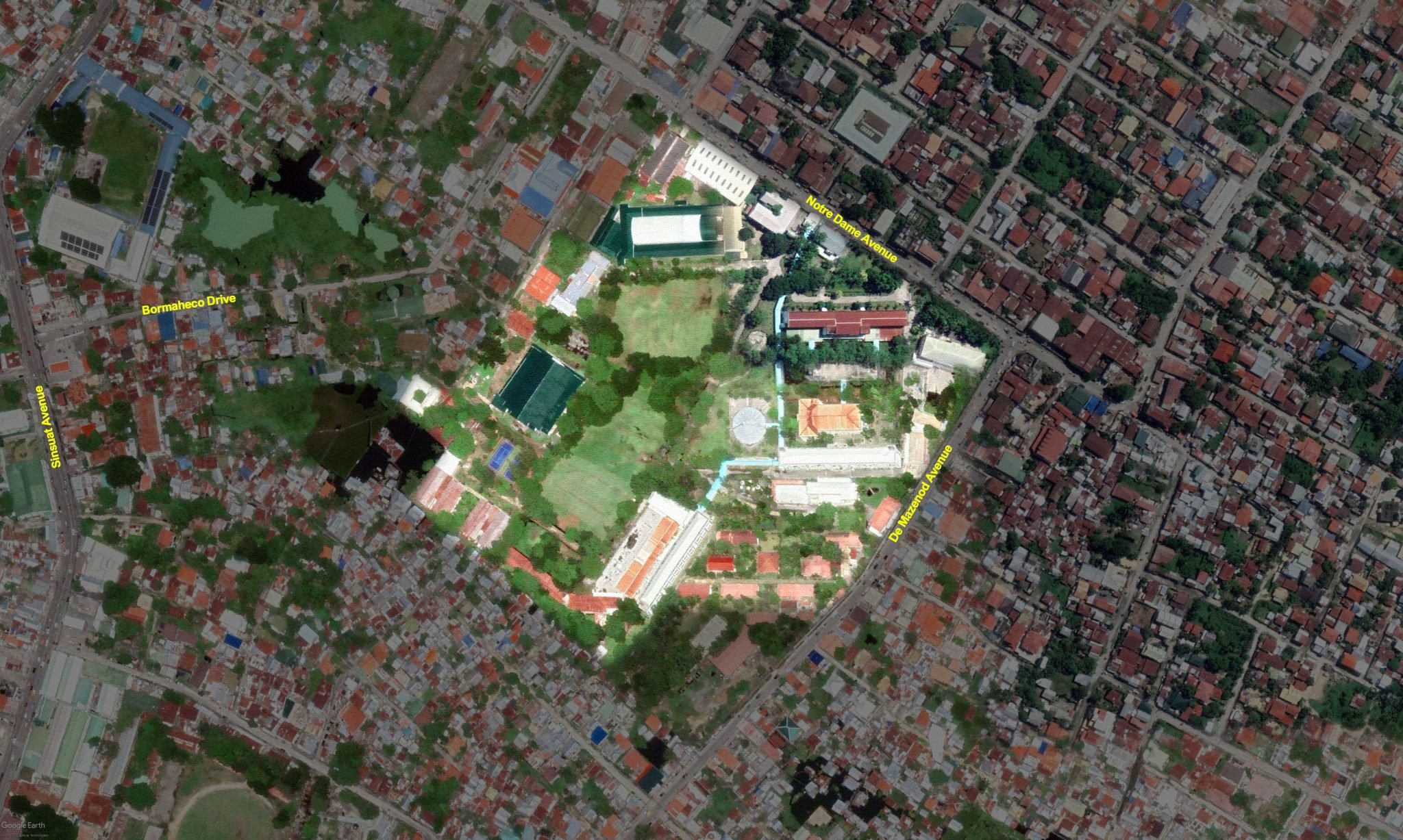 Ndu map notre dame university
